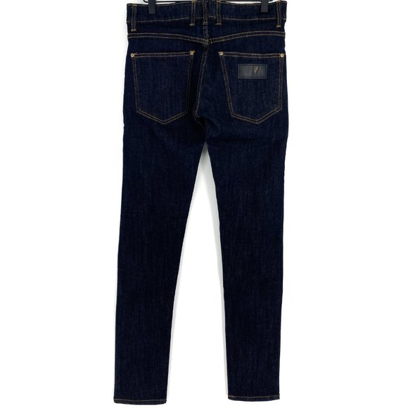 RARE APRIL 77 RECORDS Raw Denim Skinny Jeans - Picture 3 of 16